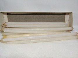 Vintage Colonial  White Slim Candles by COLONIAL CANDLE Co. of CAPE COD ... - $12.47