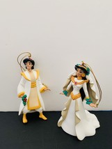 Disney Aladdin and Jasmine Vintage Ornaments - $67.72