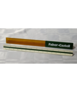 FABER-CASTELL RULER 883-C GERMAN SCIENTIFIC GERMANY WITH CASE VINTAGE RETRO - $47.98 CAD
