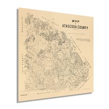 HISTORIX Vintage 1879 Atascosa County Texas Map - 16x16 Inch Vintage Map... - $37.99+