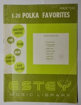 E-20 Polka Favorites Estey Music Library - $9.89
