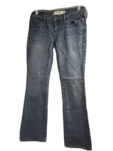 Abercrombie &amp; Fitch Bootcut Blue Denim Low Rise Jeans 2S Stretch 5 Pocke... - £15.61 GBP