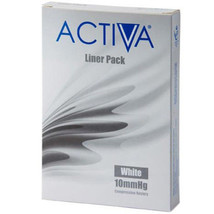 Activa Stocking Liner Large White 10mmHg x 3 - $45.73
