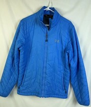 Under Armour Jacket ColdGear Lightweight Puffer Coat Insulated Blue Mens... - $29.99