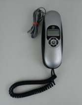 GE Telephone Slimline Corded Model 29265EE1-A Silver Black Caller ID Unt... - $9.89