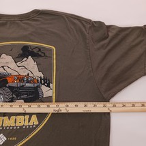 Columbia Men's Green Cotton Regular fit Short Sleeve Graphic T-Shirt Size XL image 6