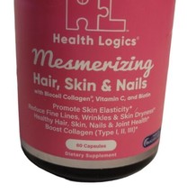 Mesmerizing Hair Skin Nails 60 Caps  Health Logics Biocell Collagen Biotin 12/23 - £16.06 GBP