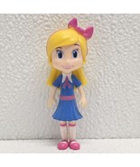 Disney Goldie &amp; Bear Goldie Plastic Figure Blue Dress Pink Bow Shoes 3&quot; - $11.39 CAD
