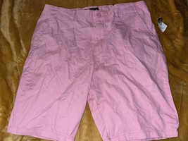New Men&#39;s Carbon Bermuda Shorts Pink Size 38W - £10.00 GBP