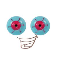 Soayone Luminous Horror Eyeballs Blue 2 Count Scary Glow Halloween - $3.60 Soayone Luminous Horror Eyeballs Blue 2 Count Scary Glow Halloween - $3.60