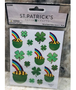 St. Patrick&#39;s pot of gold foiled stickers-34 in package-new - $16.02 CAD