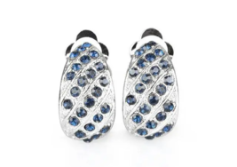 Paparazzi Sparkling Shells Blue Clip-On Earrings - New - £3.59 GBP