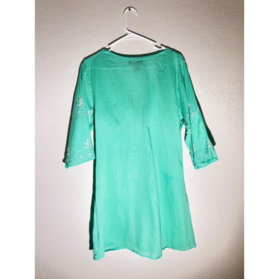 Beach by Exist Embroidered Cotton Tunic – Size L Item image 2
