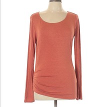 Max Studio M.S.S.P. Orange Long Sleeve Top - Size Large - $14.99