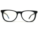 Saint Laurent Eyeglasses Frames SL225 001 Black Round Full Rim 52-18-145 - $84.13
