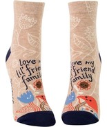 Blue Q Women&#39;s Novelty Ankle Love My Little Friend Family (shoe size 5-10) - €11,87 EUR