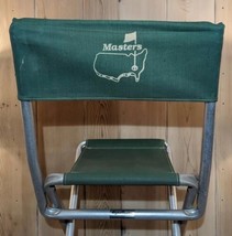 Vtg Masters Augusta Aluminum Folding Chair Spectator Seat Green 70’s - £44.35 GBP
