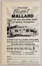 1970 Print Ad Mallard Elegant Travel Trailers Coach West Bend,Wisconsin - $8.89
