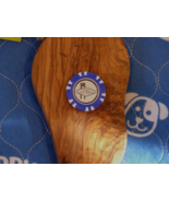Las Vegas Viva-Blue Poker Chip with removable RC Ball Marker - $19.15 CAD