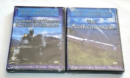 Great American Rail Journeys: Cumbres &amp; Toltec Scenic Railroad &amp; The Adirondack  - £11.36 GBP