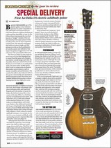 First Act Delia LS electric solid body guitar 8 x 11 sound check review article - £3.38 GBP