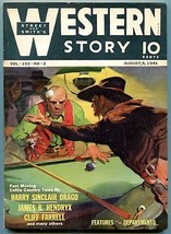 Western Story Magazine Pulp August 9 1941- Billiards cover FN - $81.97