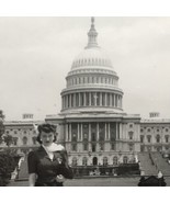 Capital Building Washington DC Tourist Photograph Original Snapshot 30s ... - $15.95