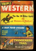 Triple Western 1947 Fall Hopalong Cassidy Pulp Bar 20 P/FR - £21.70 GBP