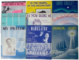 Lot Of 23 Vtg 30s Sheet Music Booklets Bing Crosby Andrews Sisters Guy Lombardo - £42.08 GBP