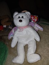 &quot;Halo&quot; the Angel Bear-RETIRED Original Ty Beanie Baby-1998 w/ errors - £43.16 GBP