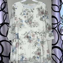 Indigo Soul floral pastel boho mini dress medium - $15.68