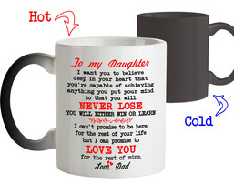 Coffee Mug Gift for Daughter from Dad I can promise to Love You Rest of ... - $21.55+