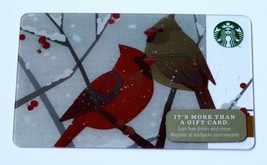 Starbucks Holiday 2014 Gift Card Red Cardinal Birds Christmas 99 Series New - £6.28 GBP
