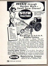 1955 Print Ad Shaw Du-All Walking Tractors Small Farm Chores - £6.11 GBP