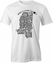 State Mandala Mississippi T Shirt Tee Short-Sleeved Cotton Clothing Love S1WSA788 - £12.73 GBP+