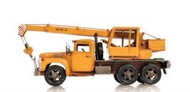 Metal Crane Truck Desk Model 18&quot; Long Construction Vehicle New - £86.76 GBP