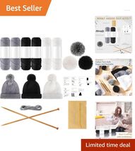 Beginner's Knitting Set: Craft Beautiful Hats with Quality Yarn and Inst... - $39.55
