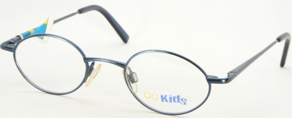 NEW Kids K-607 C2 SHINY BLUE EYEGLASSES GLASSES METAL FRAME 37-18-125mm - $11.88