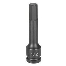 Grey Pneumatic 1/2&quot; Drive x 6mm Hex Driver 4&quot; Length (100mm) - $1,126.07 MXN