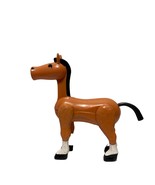 Vintage 1980&#39;s Fisher Price Brown Horse for # 934-Western Town - £15.53 GBP