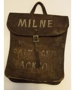 Vintage Antique Leather Tote Satchel Bag Stagecoach Pony Express Wild We... - £233.62 GBP