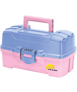Plano Two-Tray Tackle Box w/Duel Top Access - Periwinkle/Pink - £24.90 GBP