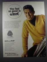 1964 Woolmark Lyle and Scott Gairloch Pullover Ad - You feel so good in wool - £14.54 GBP