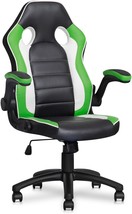 Monibloom Computer Gaming Chair In Green Ergonomic Video Game, Black/Green - $129.95