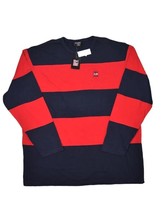 Polo Jeans Co Striped Sweatshirt Mens 2XL Navy Red Crewneck Vintage Ralp... - £30.32 GBP