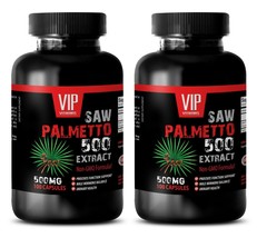 mens hair loss regrowth - SAW PALMETTO BERRY 500MG - testosterone 2 Bottles - £24.11 GBP