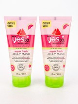 Yes To Watermelon Light Hydration Super Fresh Jelly Mask 3oz Lot of 2 - $14.46