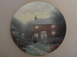 PYE CORNER COTTAGE collector plate THOMAS KINKADE Thomashire #4 - $37.74