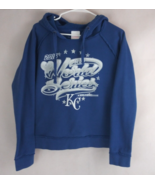 MLB KC 2015 World Series Unisex Blue Hoodie Size Medium - $19.79