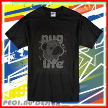 New Pug Life Retro Shirt DOG T-Shirt Usa Size - £17.14 GBP